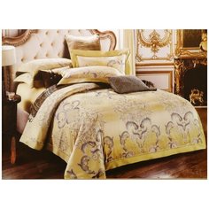 Постельное белье Волшебные сны евро размер, сатин-жаккард, с навлочками 70x70, евроВ-078-70*70