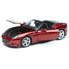 Bburago Коллекционная Машинка 1:24 FERRARI CALIFORNIA T (OPEN TOP), 18-26011, Красный