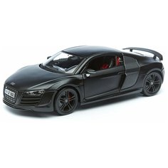 Maisto Машинка Audi R8 GT, 1:18 чёрная
