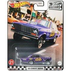 Hot Wheels Машинка премиальная 63 Chevy Nova