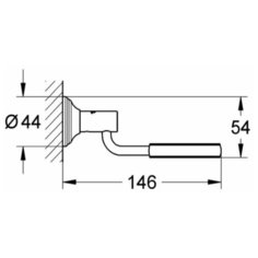 Держатель GROHE Essentials Authentic для мыльницы, стакана, дозатора жидкого мыла 40652001