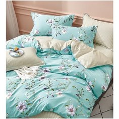 Постельное белье Розовые сны, 1,5спальный, сатин, с навлочками 50x70, 1,5спСК-201-50*70