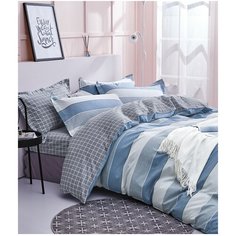 Постельное белье Розовые сны, евро размер, сатин, с навлочками 70x70, евроСК-202-70*70