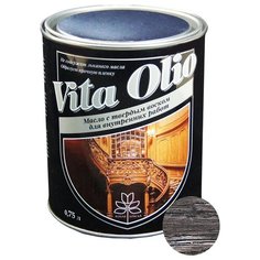 Масло-воск Живая краска VITA OLIO для внутренних работ с твердым воском, эбеновое дерево, 0.75 л