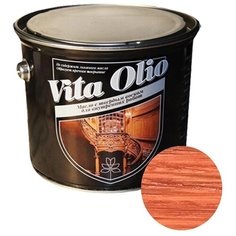 Масло-воск Живая краска VITA OLIO для внутренних работ с твердым воском, вишня, 5 л