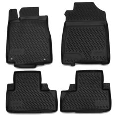 Комплект ковриков салона ELEMENT CARHND00013 для Honda CR-V 4 шт. черный
