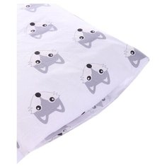 Набор в кроватку 15 предметов Спаленка, (бортики со съемным чехлом 12 шт+кпб),лисы серые