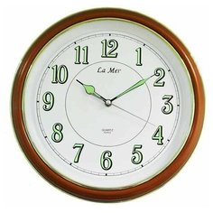 Часы настенные кварцевые La mer GD004017 коричневый
