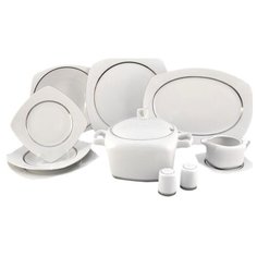 Столовый сервиз на 6 персон 26 предметов Leander "Бьянка /Отводка платина" / 158171