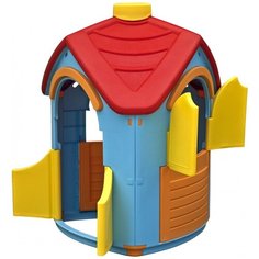 Домик PalPlay (Marian Plast) Вилла 660, голубой/красный/оранжевый/желтый