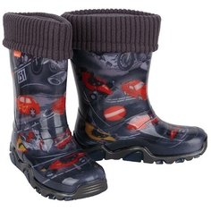 Резиновые сапоги Demar размер 26/27, серый