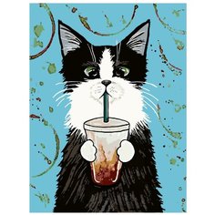 Кока-кола Раскраска картина по номерам на холсте