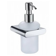 Дозатор для жидкого мыла настенный (стекло) Kaiser KH-2710 хром