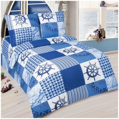 Детское постельное белье Мореход, 1,5 спальное, поплин Артпостель