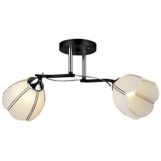 Люстра потолочная 2*60Вт E27 MD.QH-0066-2-BK Imex