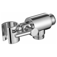 Настенный кронштейн с держателем и клапаном для соед. душевого шланга, круглый Kaiser 0051 Хром