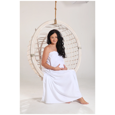 Плед флисовый La Bella Mama «Белый» 220г/м2 150*180 см.