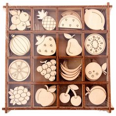 Набор украшений в коробке/13,5х13,5 /Фрукты Орландо