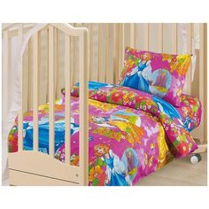 Детское постельное белье Царевна, бязь, ясельный Артпостель