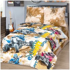 Детское постельное белье Техно, 1,5 спальное, бязь Артпостель