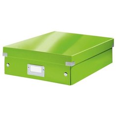 Короб органайзер Leitz Click & Store, М, зеленый