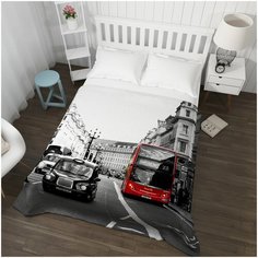 Покрывало стеганое Сирень "Классика Лондона", Евро