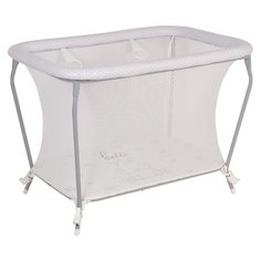 Манеж Polini kids Classic Бегемотик, серый