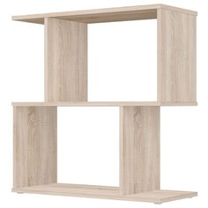 Стеллаж Polini Home Smart фигурный 2 секции, дуб