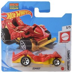 Hot Wheels Базовая машинка Zombot, красно-желтая