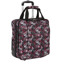 Чемодан малый П7094/сердца на черном Polar