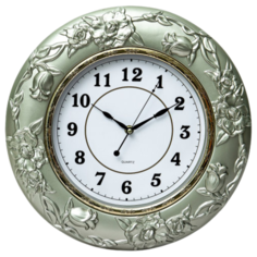 Часы настенные круглые Home art "Розы" 38,8х38,8х4,8см Balsford