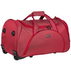 Дорожная сумка на колесах 7037.5 красный Polar