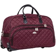 Дорожная сумка на колесах 7050.1 бордовый Polar