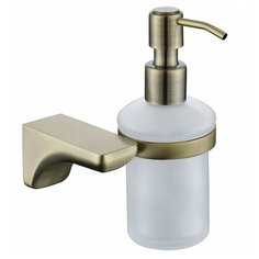 Дозатор для жидкого мыла настенный (стекло) Kaiser KH-4510 Bronze