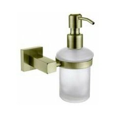 Дозатор для жидкого мыла настенный (стекло) Kaiser KH-4310 бронза
