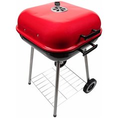 Гриль Green Glade AHG18B, 46x46x68 см, черный/красный