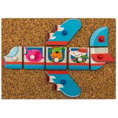 WoodlandToys Конструктор "Веселые гвоздики" Полетели
