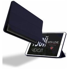 Чехол для Apple iPad Mini 4 "Jack". Чехол-книжка / Smart подставка под планшет айпад мини. Темно-Синий Bees Knees