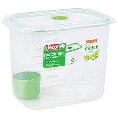 Контейнер MATCH UPS REALSEAL с клапаном высокий прямоугольный 4.5л Decor