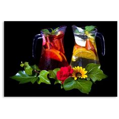 Картина на холсте с подрамником ХитАрт "Кувшины" 60x41 см