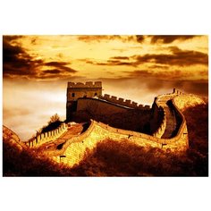 Постер на холсте с подрамником ХитАрт "Китайская стена" 60x42 см