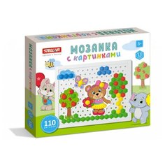 Набор для малышей Стеллар Мозаика с картинками (диаметр 13мм/110 деталей)