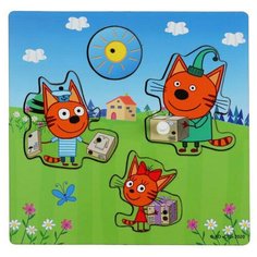 Настольная игра вкладыш "Буратино" деревянная