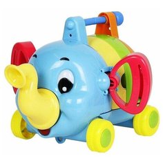 S+S Toys набор музыкальных инструментов Бамбини Музыкальный слоник 101000950 голубой/разноцветный