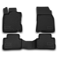 Коврики в салон NISSAN Qashqai, 2014->, сборка Великобритания, 4 шт. (полиуретан) Element