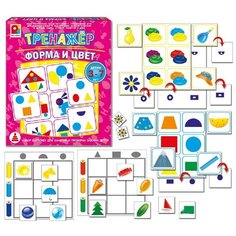 Игра настольная Тренажер. Форма и цвет Весна