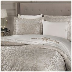 Комплект постельного белья Tivolyo home FORTUNY лен кремовый (Евро)