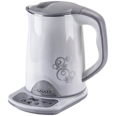 Чайник GALAXY GL0340, белый/серый