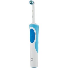 Электрическая зубная щетка Oral-B Vitality CrossAction, белый/голубой