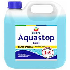 Грунт-влагоизолятор Aquastop Classiс 3л концентрат 1:5 Eskaro